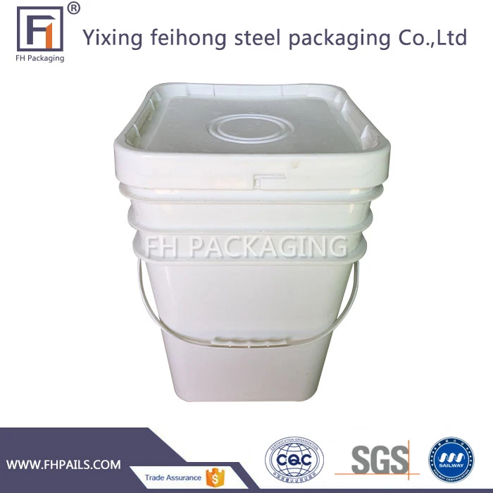 20L स्क्वायर प्लास्टिक कंटेनर